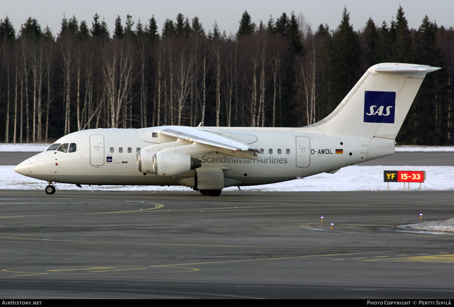 Aircraft Photo of D-AWDL | British Aerospace BAe-146-100 | Scandinavian Airlines - SAS | AirHistory.net #169208
