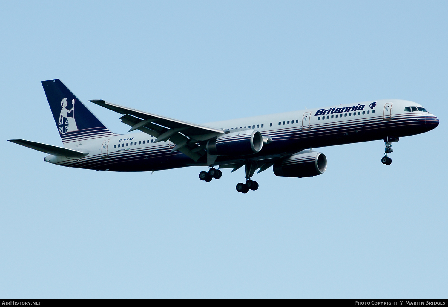 Aircraft Photo of G-BYAX | Boeing 757-204 | Britannia Airways | AirHistory.net #169224