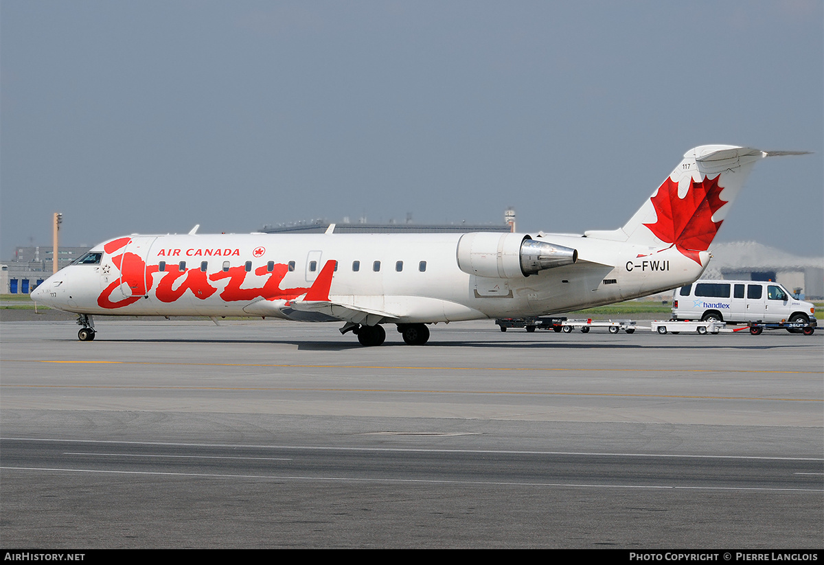 Aircraft Photo of C-FWJI | Canadair CRJ-100ER (CL-600-2B19) | Air Canada Jazz | AirHistory.net #169244