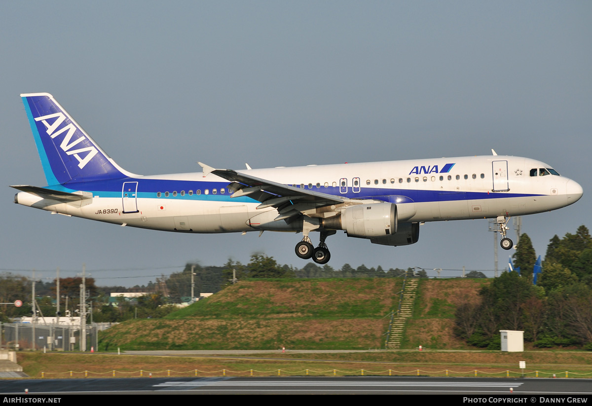 Aircraft Photo of JA8390 | Airbus A320-211 | All Nippon Airways - ANA | AirHistory.net #169256