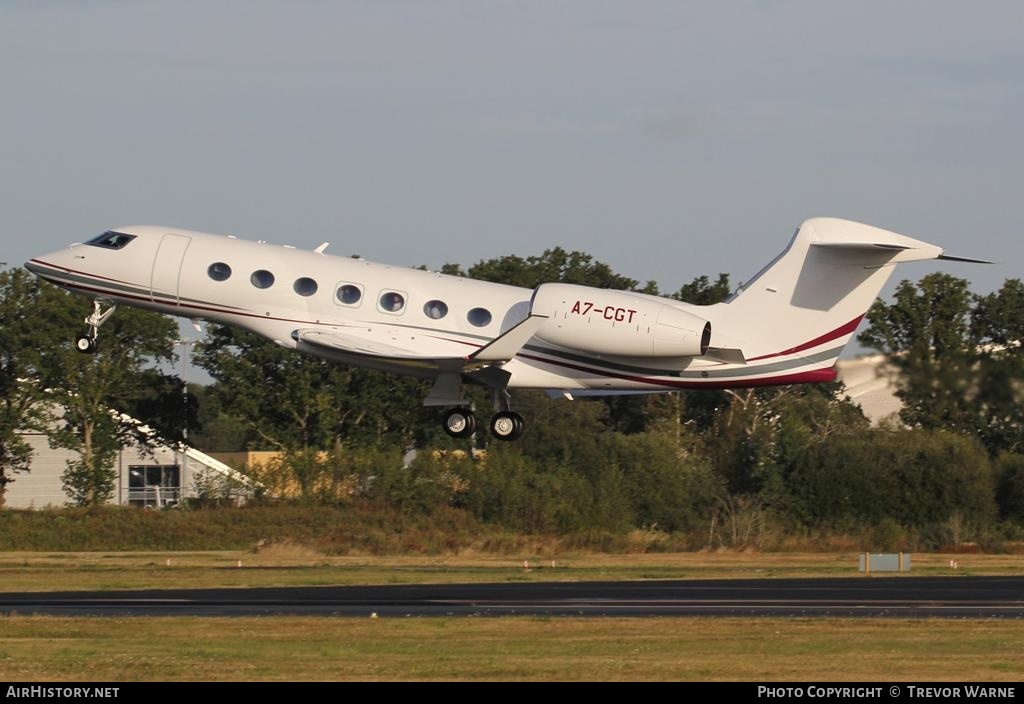 Aircraft Photo of A7-CGT | Gulfstream Aerospace G-V-SP Gulfstream G500 | AirHistory.net #169259