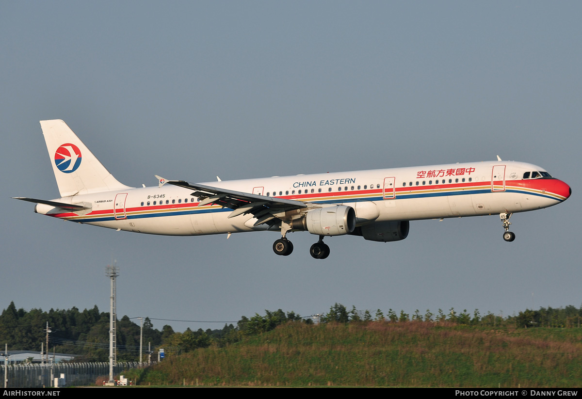 Aircraft Photo of B-6345 | Airbus A321-211 | China Eastern Airlines | AirHistory.net #169263