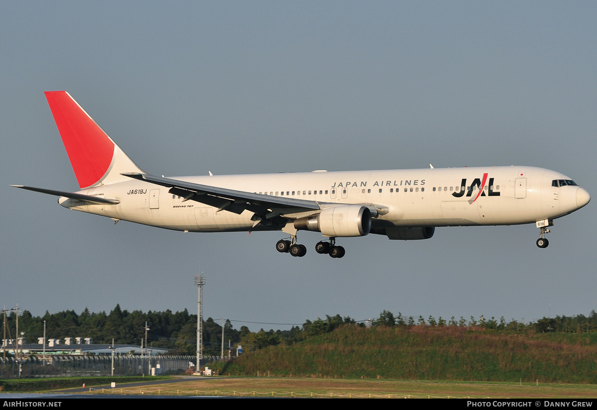 Aircraft Photo of JA619J | Boeing 767-346/ER | Japan Airlines - JAL | AirHistory.net #169267