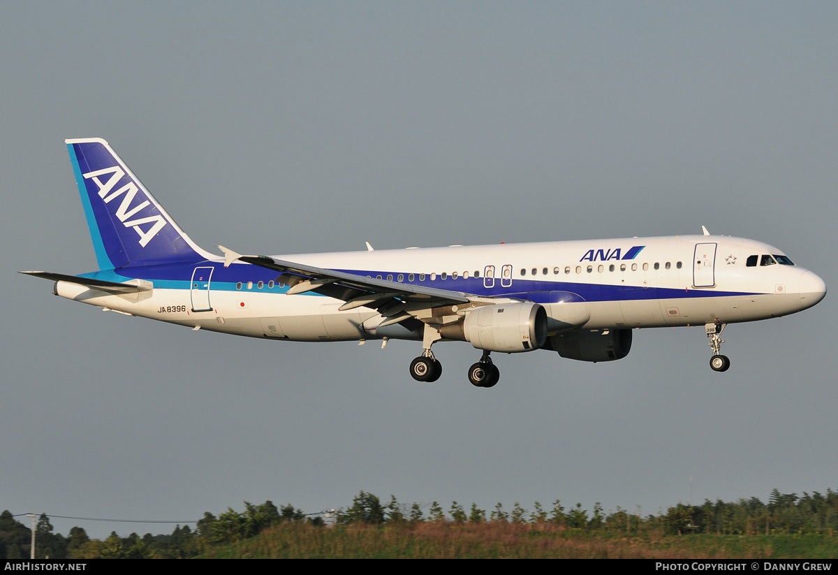 Aircraft Photo of JA8396 | Airbus A320-211 | All Nippon Airways - ANA | AirHistory.net #169277
