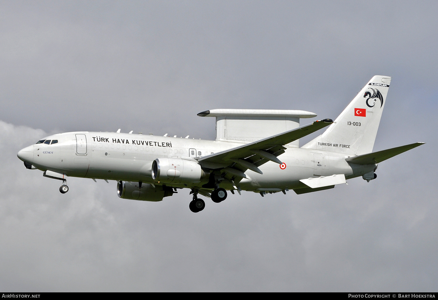 Aircraft Photo of 13-003 | Boeing E-7T Wedgetail | Turkey - Air Force | AirHistory.net #169287