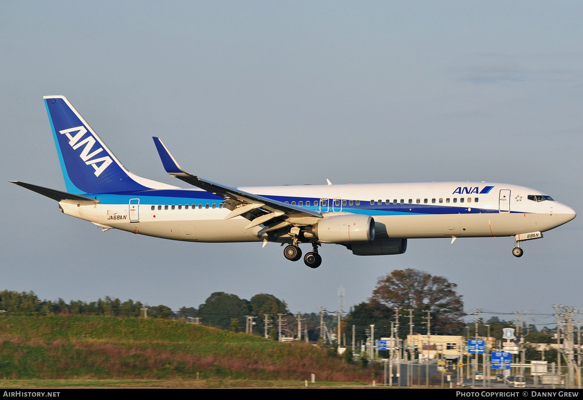 Aircraft Photo of JA68AN | Boeing 737-881 | All Nippon Airways - ANA | AirHistory.net #169292