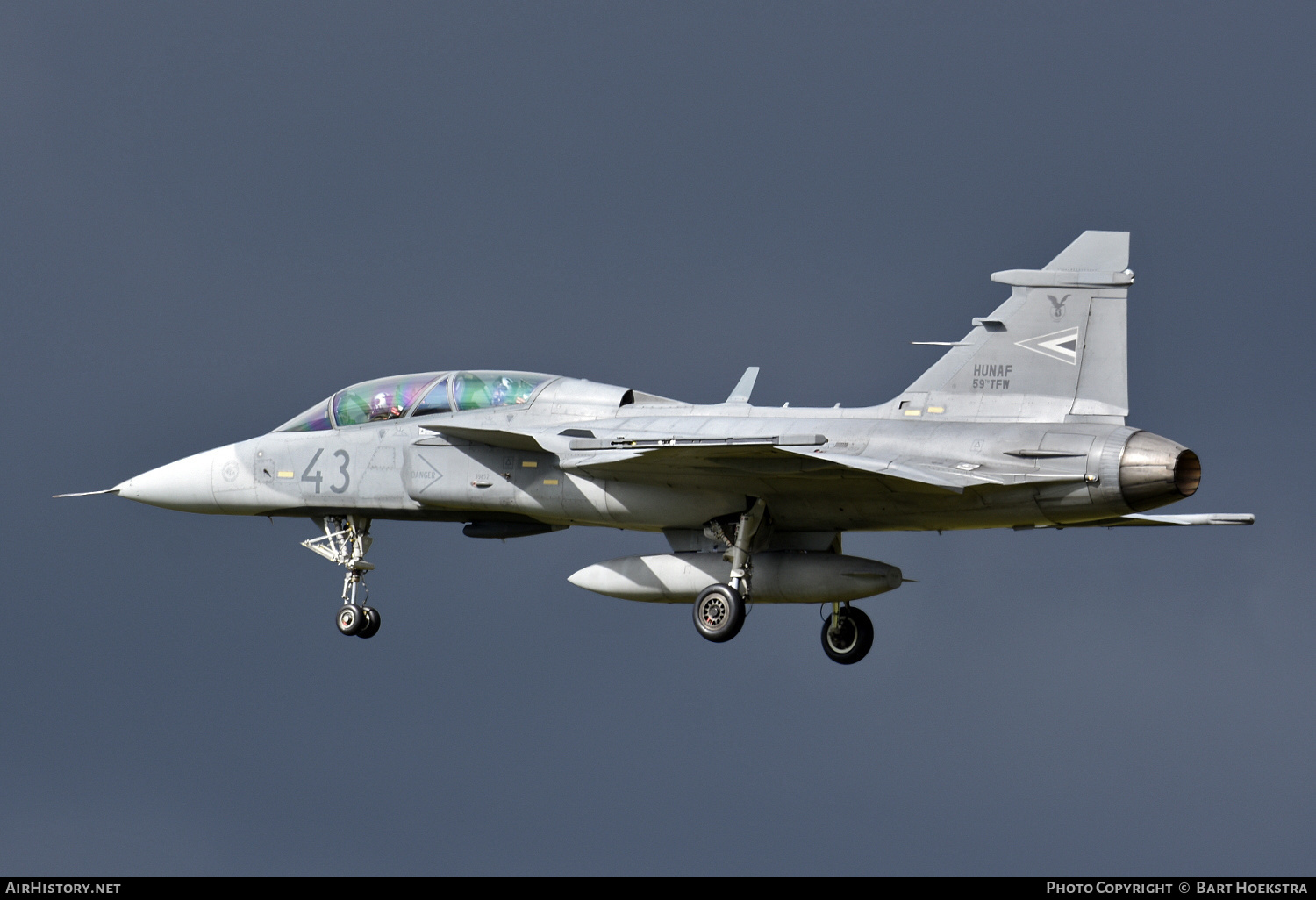 Aircraft Photo of 43 | Saab JAS 39D Gripen | Hungary - Air Force | AirHistory.net #169293