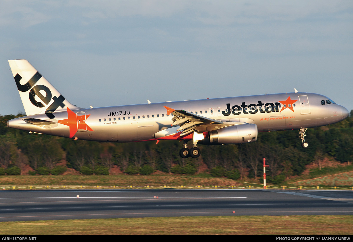 Aircraft Photo of JA07JJ | Airbus A320-232 | Jetstar Airways | AirHistory.net #169301