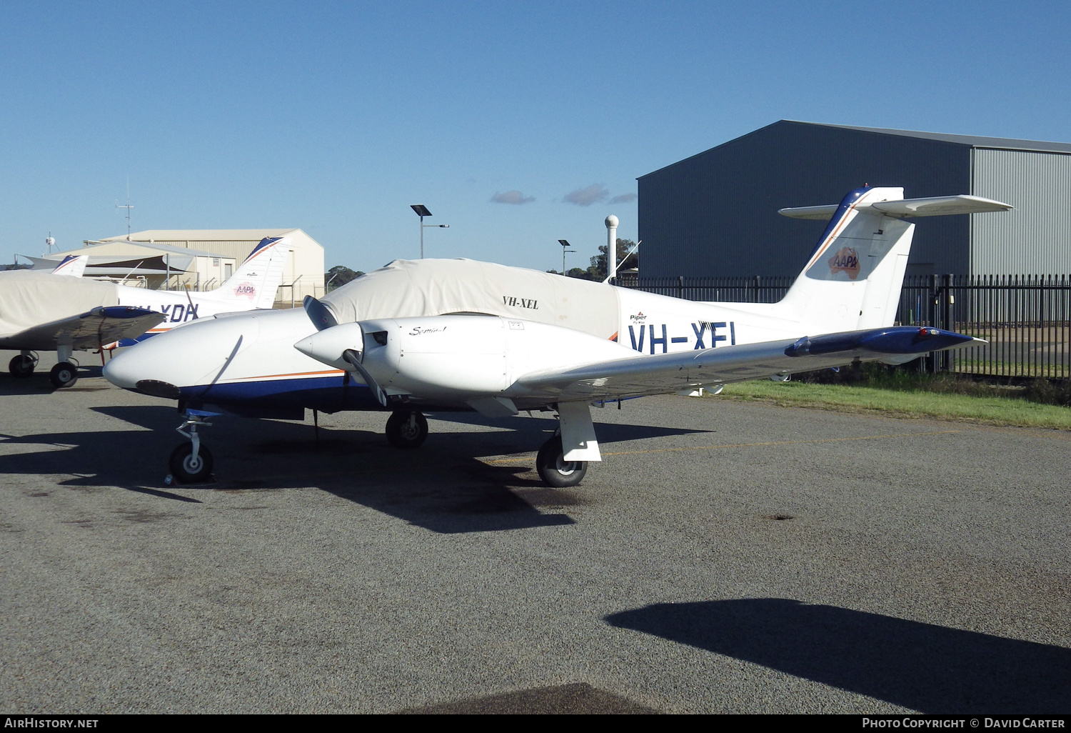 Aircraft Photo of VH-XEL | Piper PA-44-180 Seminole | AAPA - Australian Airline Pilot Academy | AirHistory.net #169320