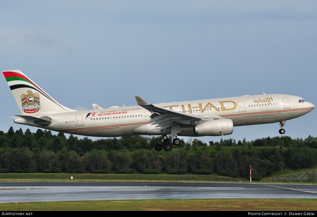 Aircraft Photo of A6-EYO | Airbus A330-243 | Etihad Airways | AirHistory.net #169331