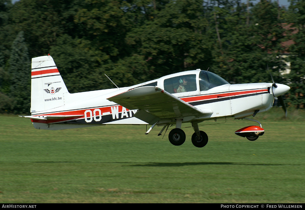 Aircraft Photo of OO-WAN | Grumman American AA-5 Traveler | Kortrijk Flying Club | AirHistory.net #169359