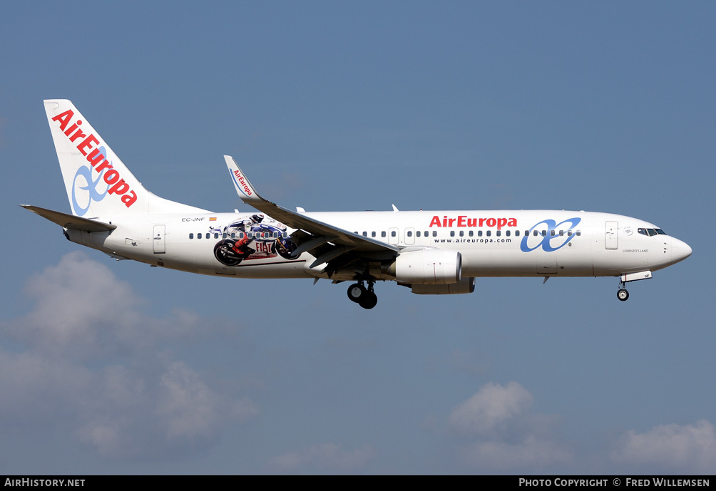 Aircraft Photo of EC-JNF | Boeing 737-85P | Air Europa | AirHistory.net #169362