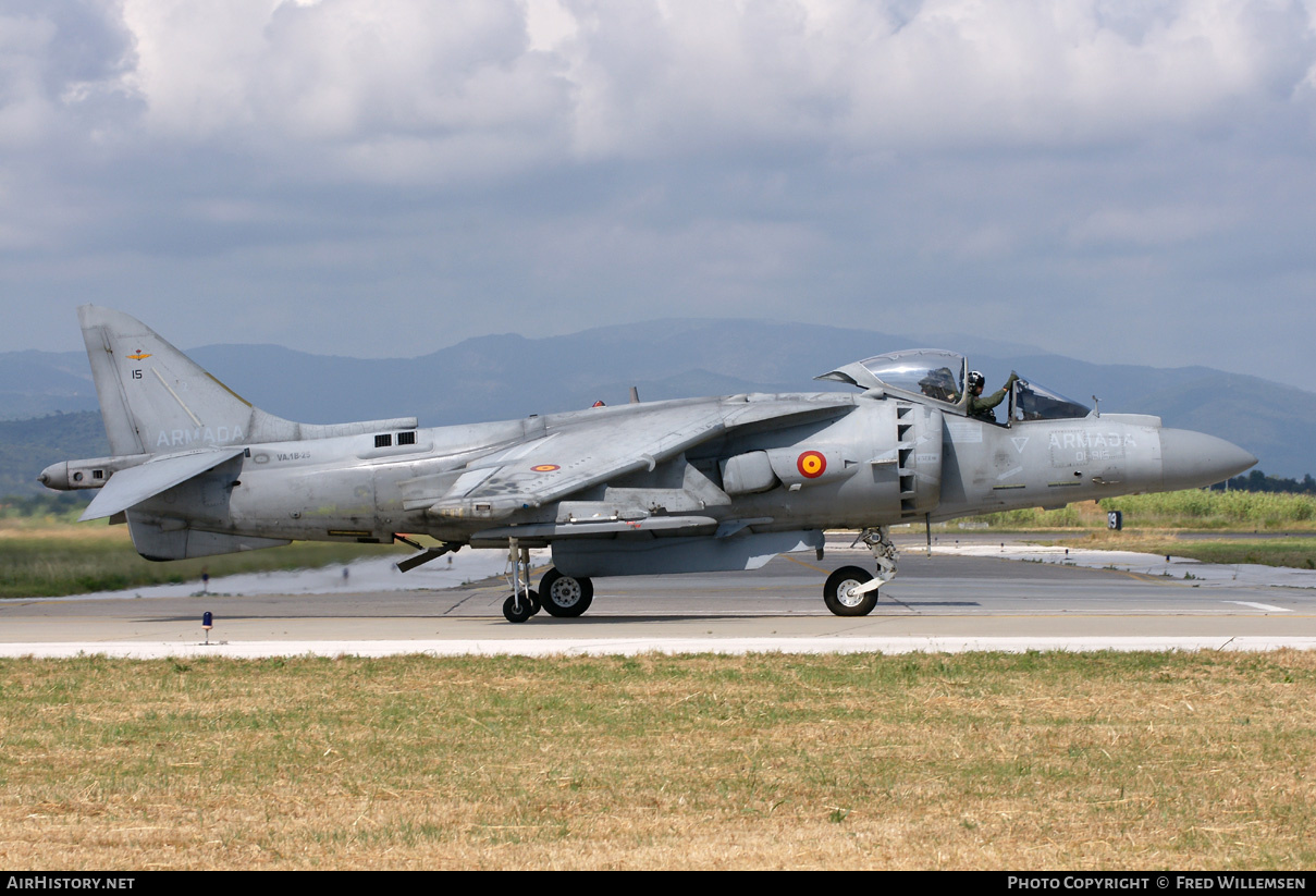 Aircraft Photo of VA1B-25 | McDonnell Douglas EAV-8B Matador II+ | Spain - Navy | AirHistory.net #169377