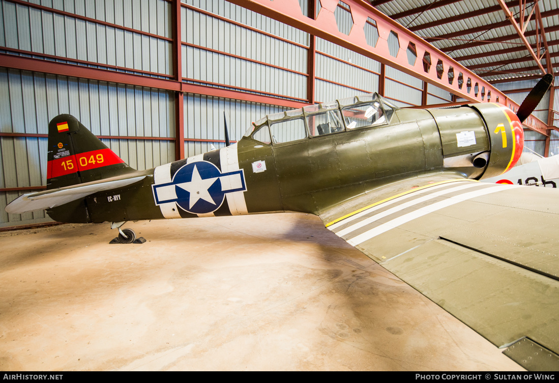 Aircraft Photo of EC-HYY / 15049 | North American AT-6G Texan | USA - Air Force | AirHistory.net #169384