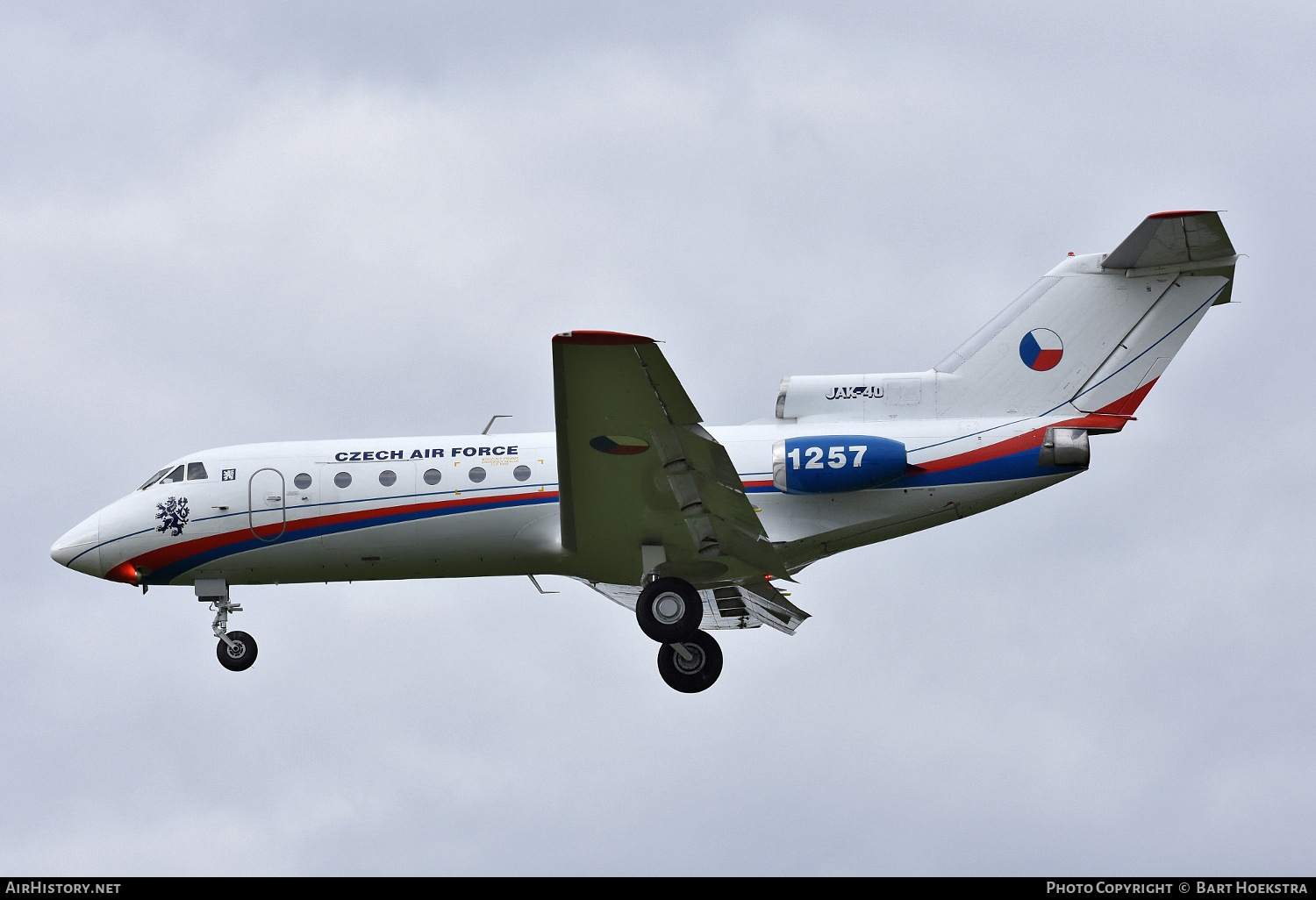 Aircraft Photo of 1257 | Yakovlev Yak-40K | Czechia - Air Force | AirHistory.net #169395