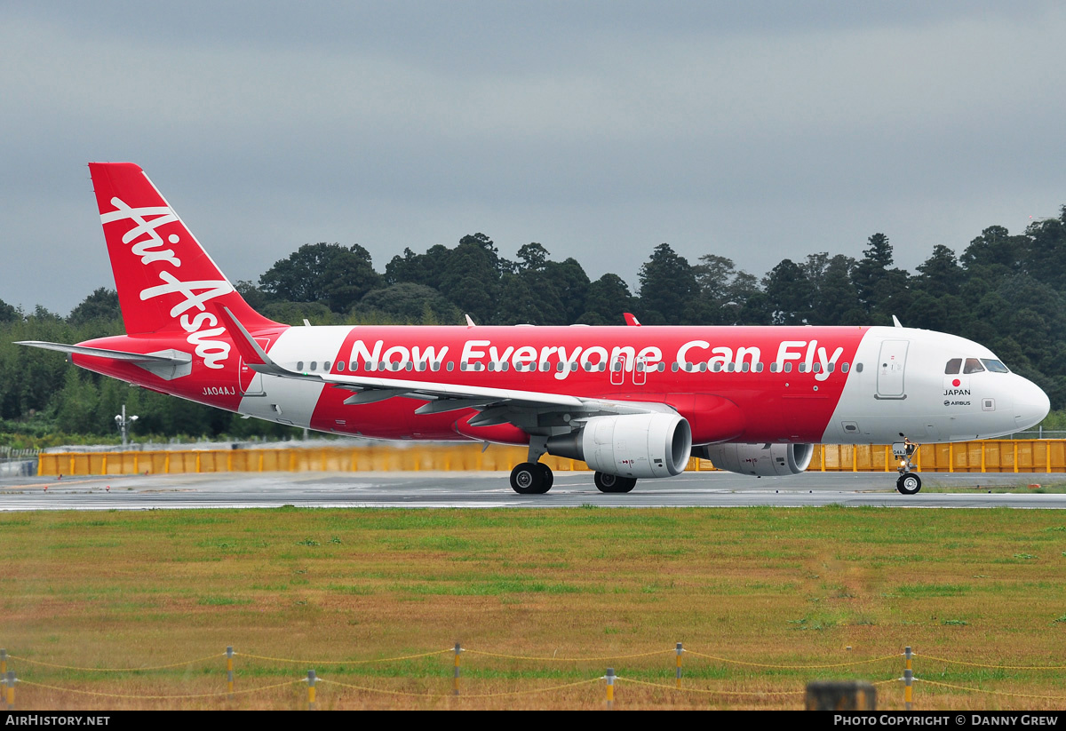 Aircraft Photo of JA04AJ | Airbus A320-216 | AirAsia | AirHistory.net #169397