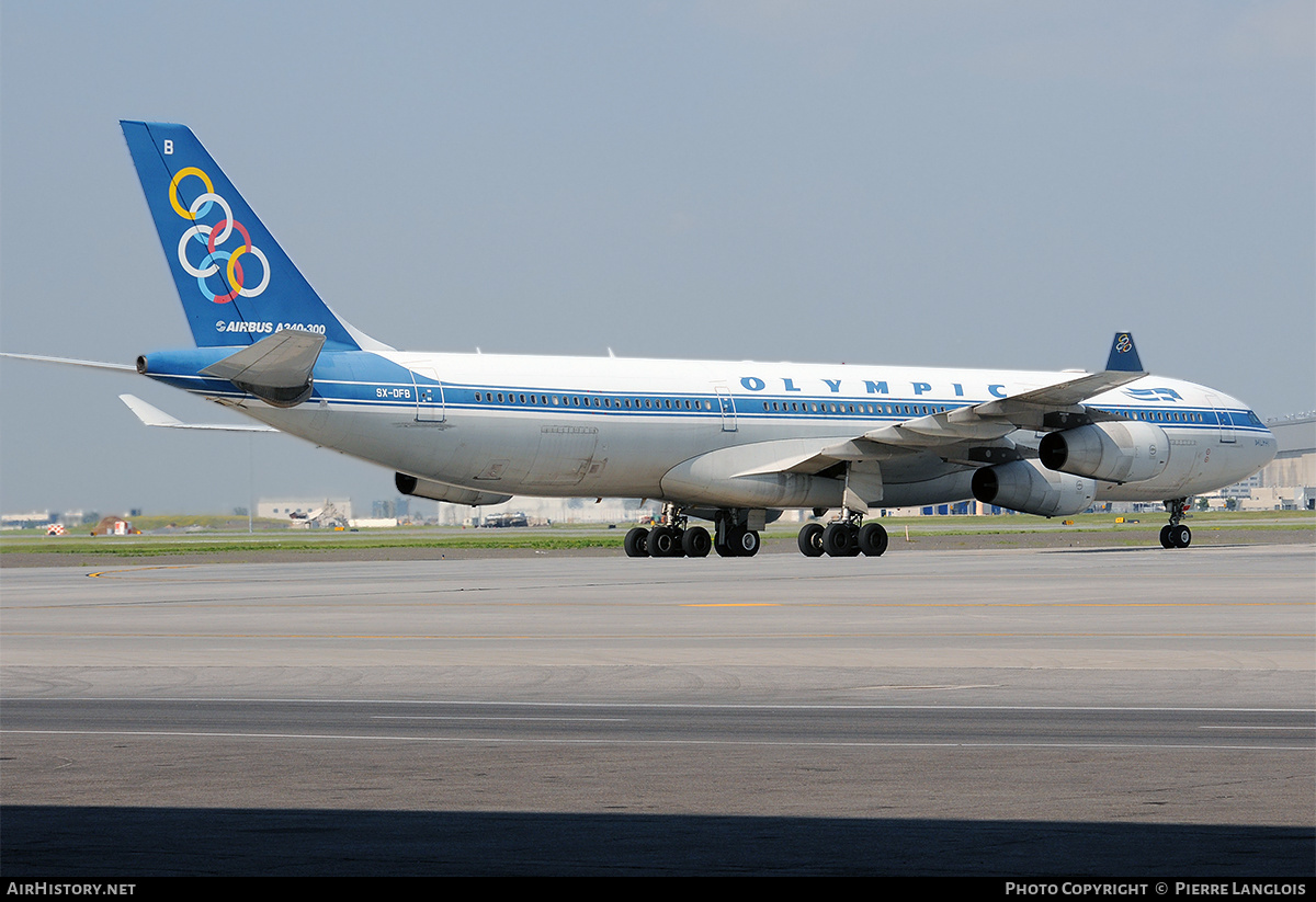 Aircraft Photo of SX-DFB | Airbus A340-313 | Olympic | AirHistory.net #169409