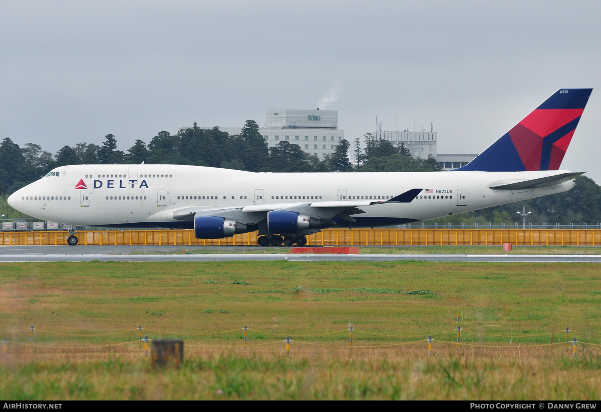 Aircraft Photo of N672US | Boeing 747-451 | Delta Air Lines | AirHistory.net #169411