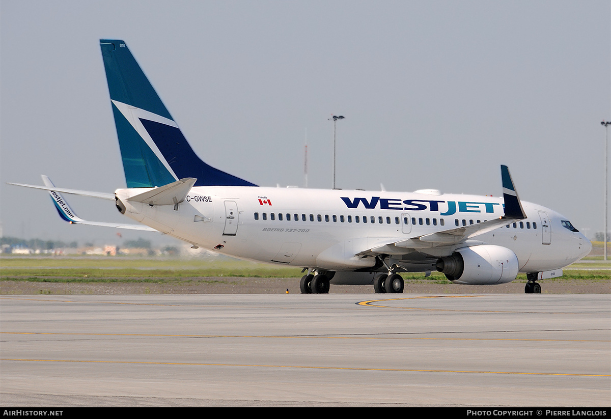 Aircraft Photo of C-GWSE | Boeing 737-76N | WestJet | AirHistory.net #169428