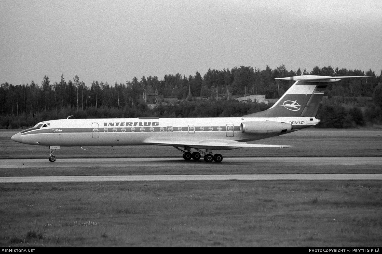 Aircraft Photo of DDR-SDP | Tupolev Tu-134AK | Interflug | AirHistory.net #169439