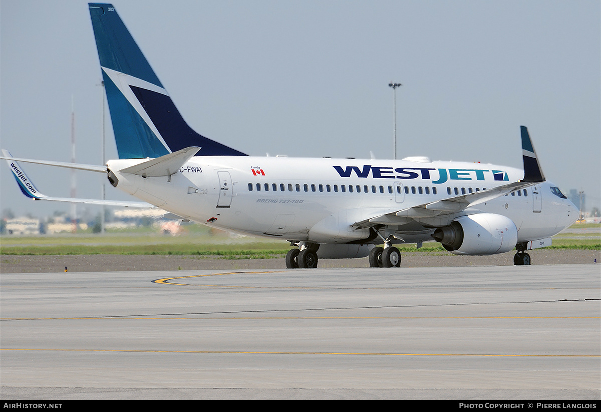 Aircraft Photo of C-FWAI | Boeing 737-7CT | WestJet | AirHistory.net #169444