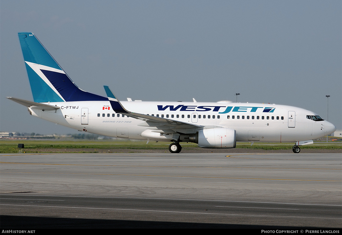 Aircraft Photo of C-FTWJ | Boeing 737-7CT | WestJet | AirHistory.net #169453