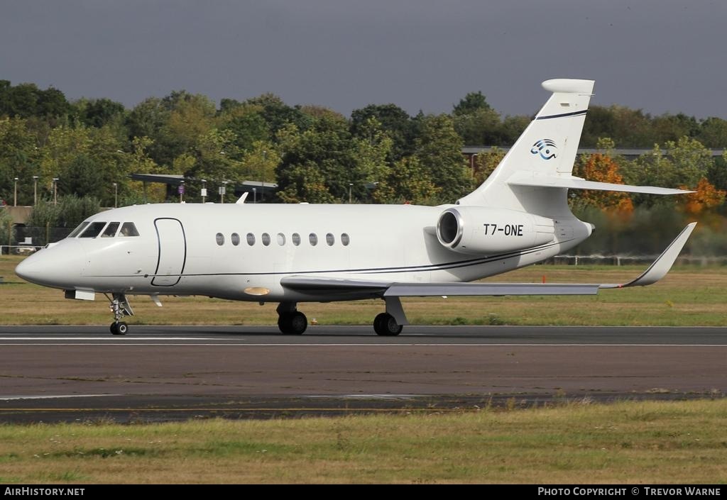 Aircraft Photo of T7-ONE | Dassault Falcon 2000LX | AirHistory.net #169474