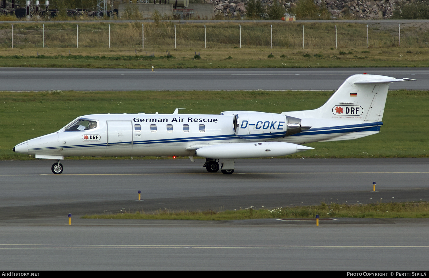 Aircraft Photo of D-COKE | Gates Learjet 35A | DRF Luftrettung - German Air Rescue | AirHistory.net #169481