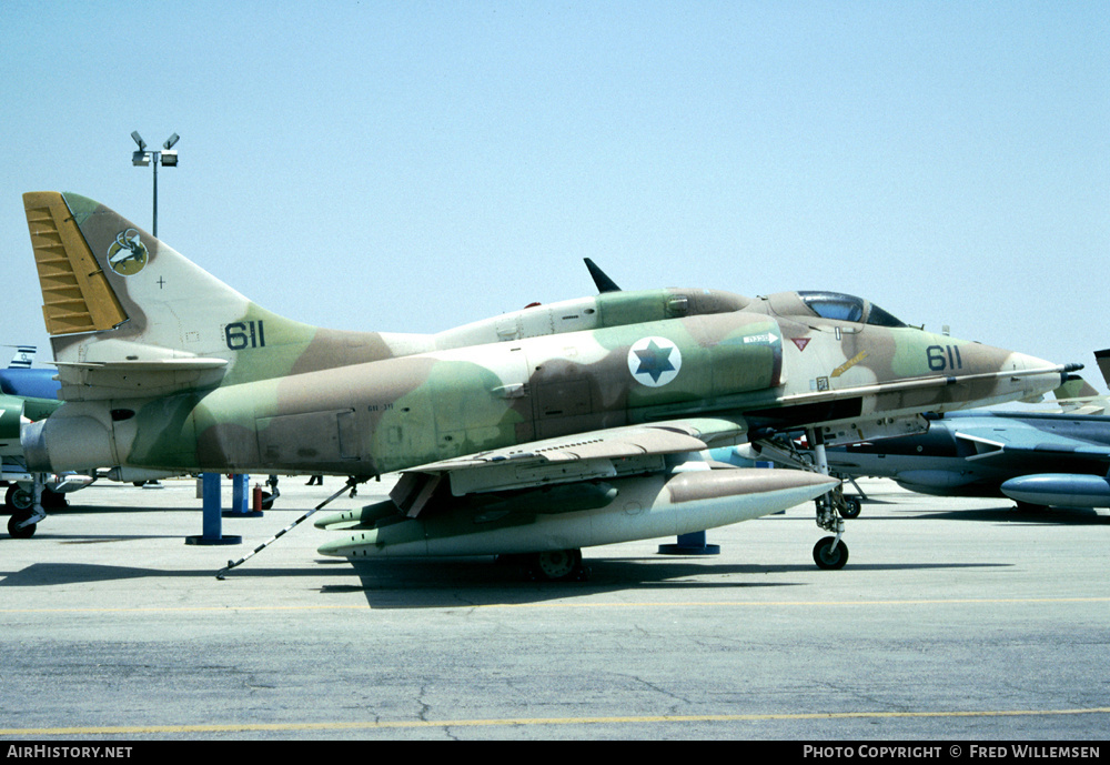 Aircraft Photo of 611 | McDonnell Douglas A-4F Skyhawk (Aa-it) | Israel - Air Force | AirHistory.net #169504