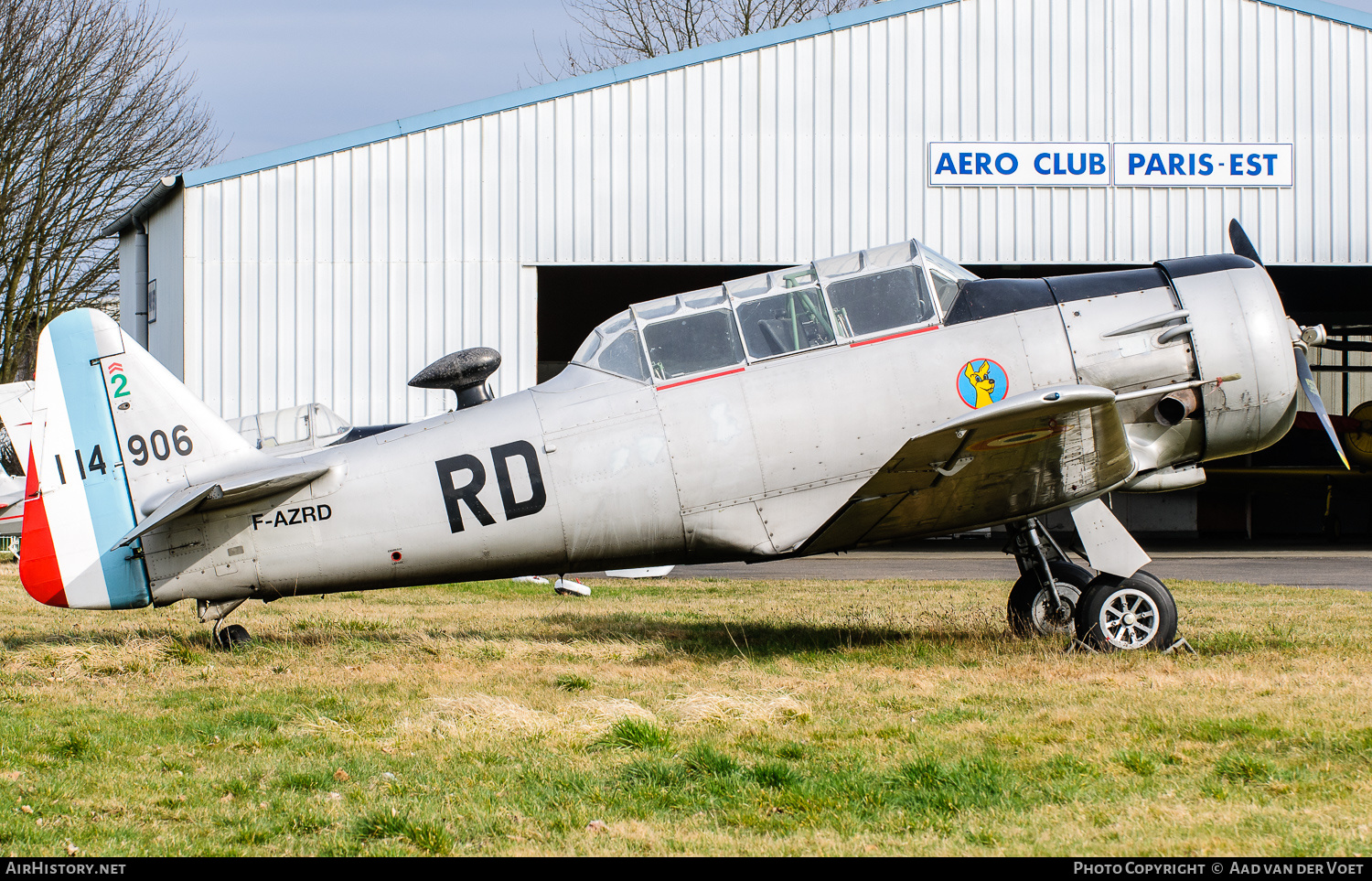 Aircraft Photo of F-AZRD / 114906 | North American AT-6D Harvard III | France - Air Force | AirHistory.net #169540