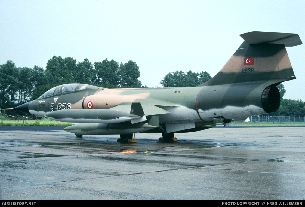 Aircraft Photo of 2638 | Lockheed CF-104D Starfighter Mk1 | Turkey - Air Force | AirHistory.net #169599