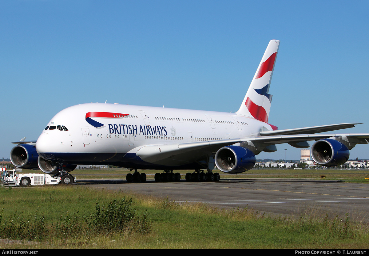 Aircraft Photo of F-WWSK | Airbus A380-841 | British Airways | AirHistory.net #169620