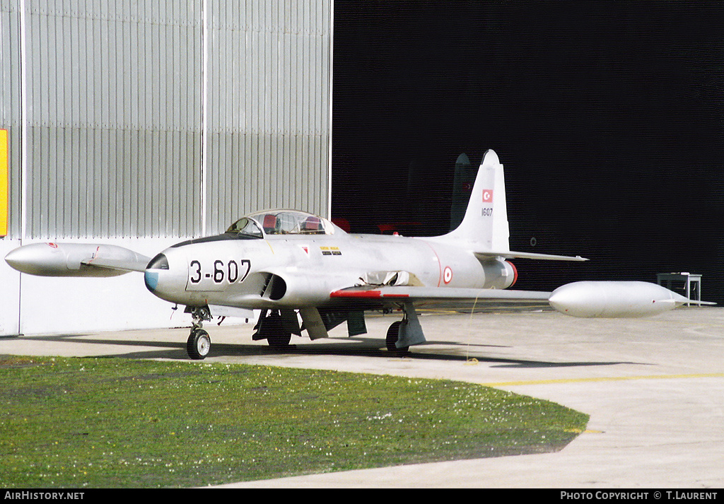 Aircraft Photo of 1607 | Lockheed T-33A | Turkey - Air Force | AirHistory.net #169628