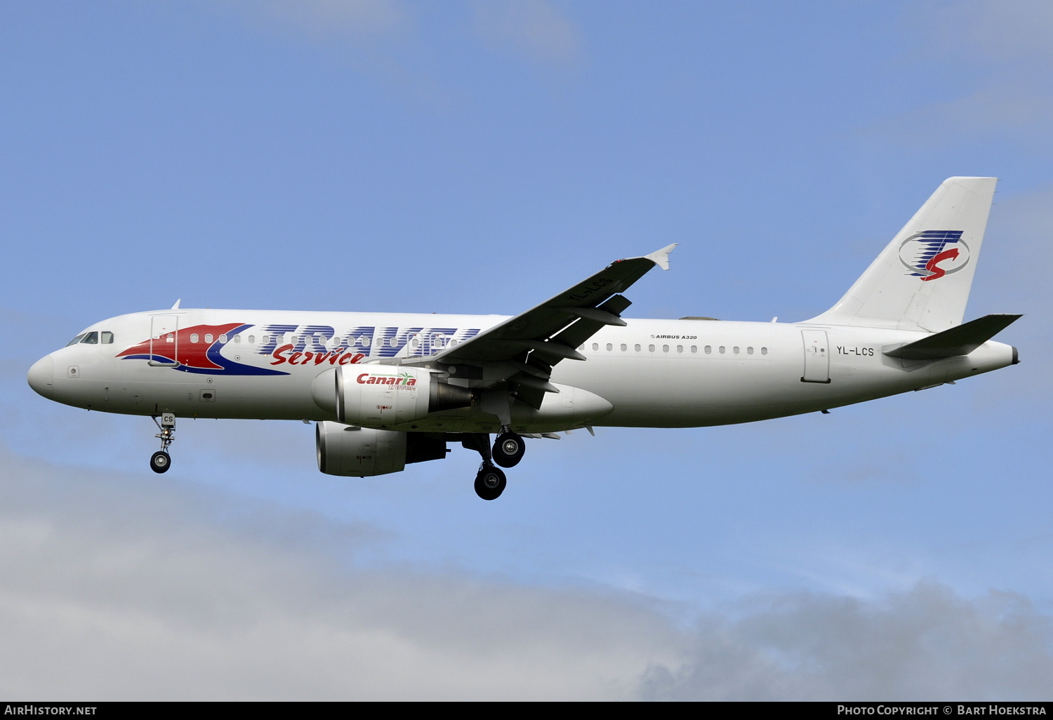 Aircraft Photo of YL-LCS | Airbus A320-214 | Travel Service | AirHistory.net #169644