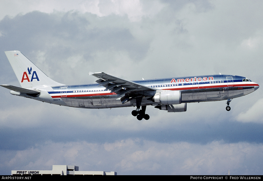 Aircraft Photo of N34078 | Airbus A300B4-605R | American Airlines | AirHistory.net #169656