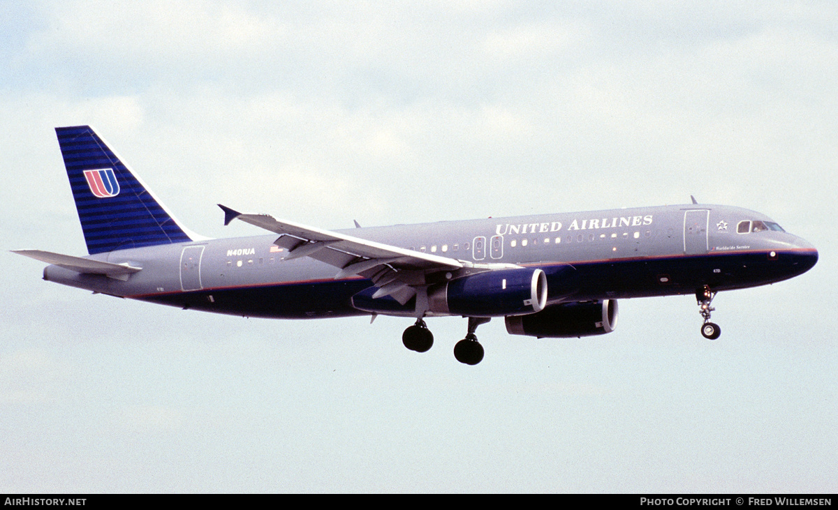 Aircraft Photo of N401UA | Airbus A320-232 | United Airlines | AirHistory.net #169672