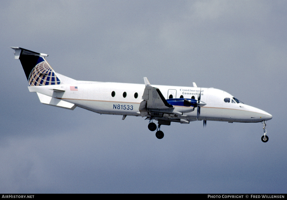 Aircraft Photo of N81533 | Beech 1900D | Continental Connection | AirHistory.net #169685