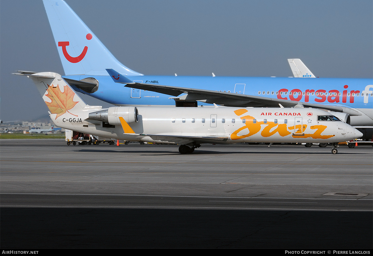 Aircraft Photo of C-GGJA | Bombardier CRJ-200ER (CL-600-2B19) | Air Canada Jazz | AirHistory.net #169688