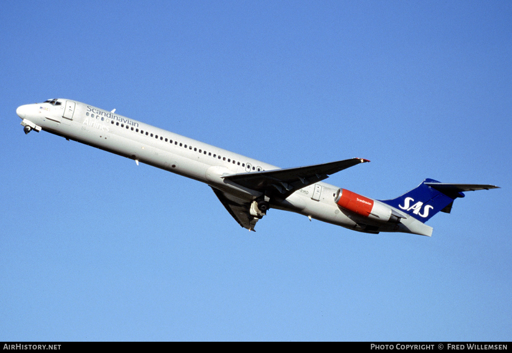 Aircraft Photo of LN-RMD | McDonnell Douglas MD-82 (DC-9-82) | Scandinavian Airlines - SAS | AirHistory.net #169713