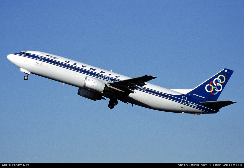 Aircraft Photo of SX-BKM | Boeing 737-4Q8 | Olympic | AirHistory.net #169716