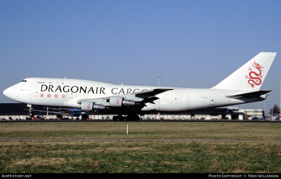 Aircraft Photo of B-KAB | Boeing 747-312M(SF) | Dragonair Cargo | AirHistory.net #169725