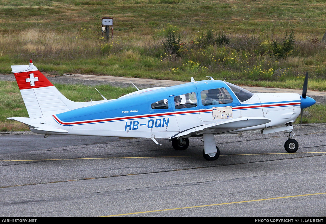 Aircraft Photo of HB-OQN | Piper PA-28R-200 Cherokee Arrow II | AirHistory.net #169730