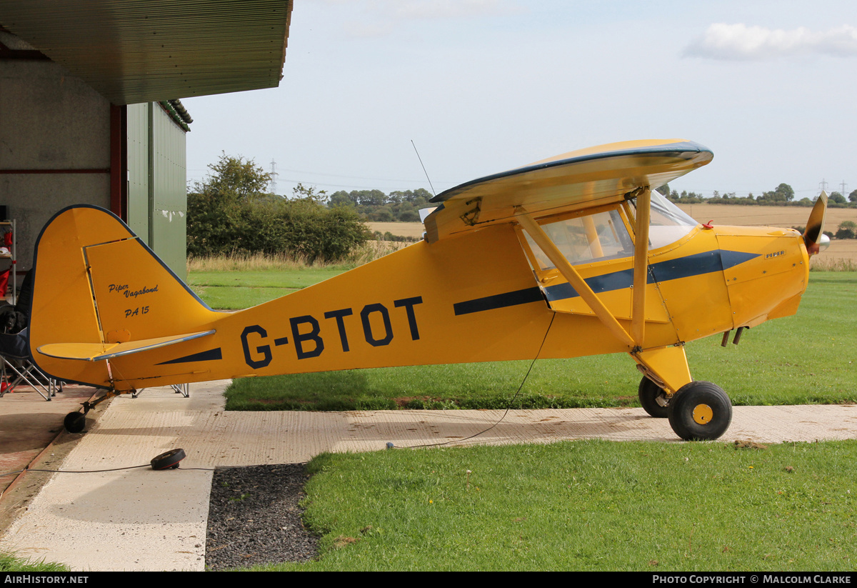 Aircraft Photo of G-BTOT | Piper PA-15 Vagabond | Vagabond Flying Group | AirHistory.net #169737