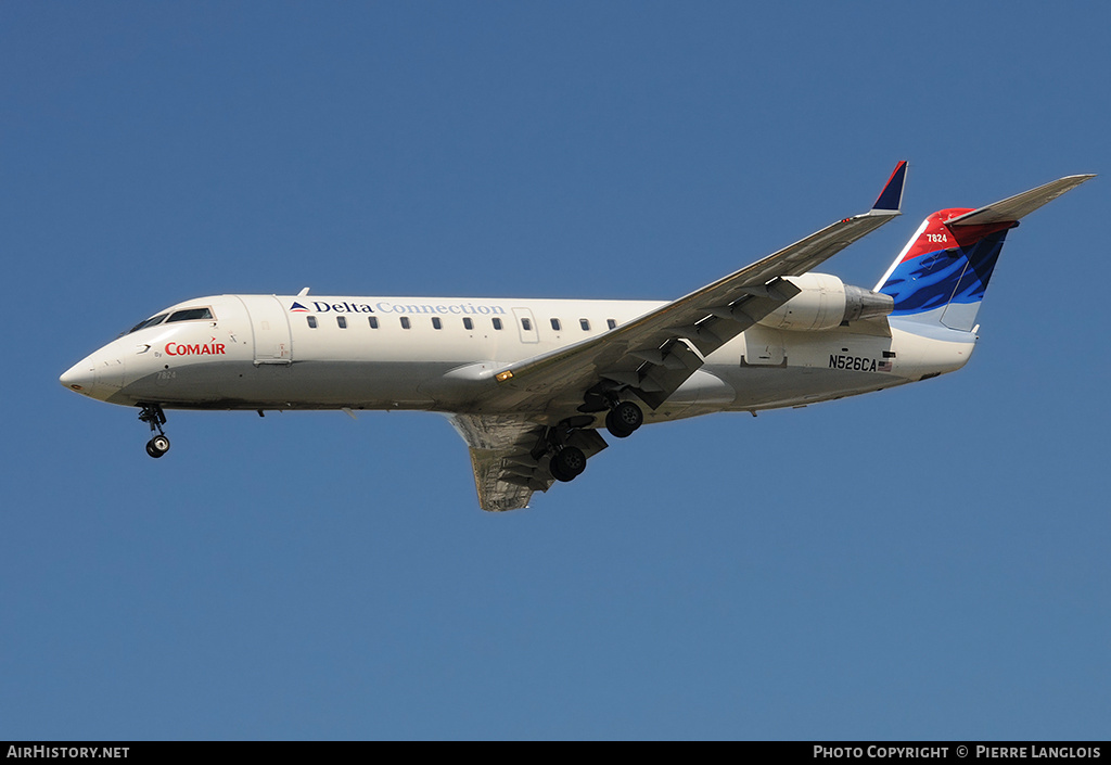 Aircraft Photo of N526CA | Bombardier CRJ-200ER (CL-600-2B19) | Delta Connection | AirHistory.net #169751