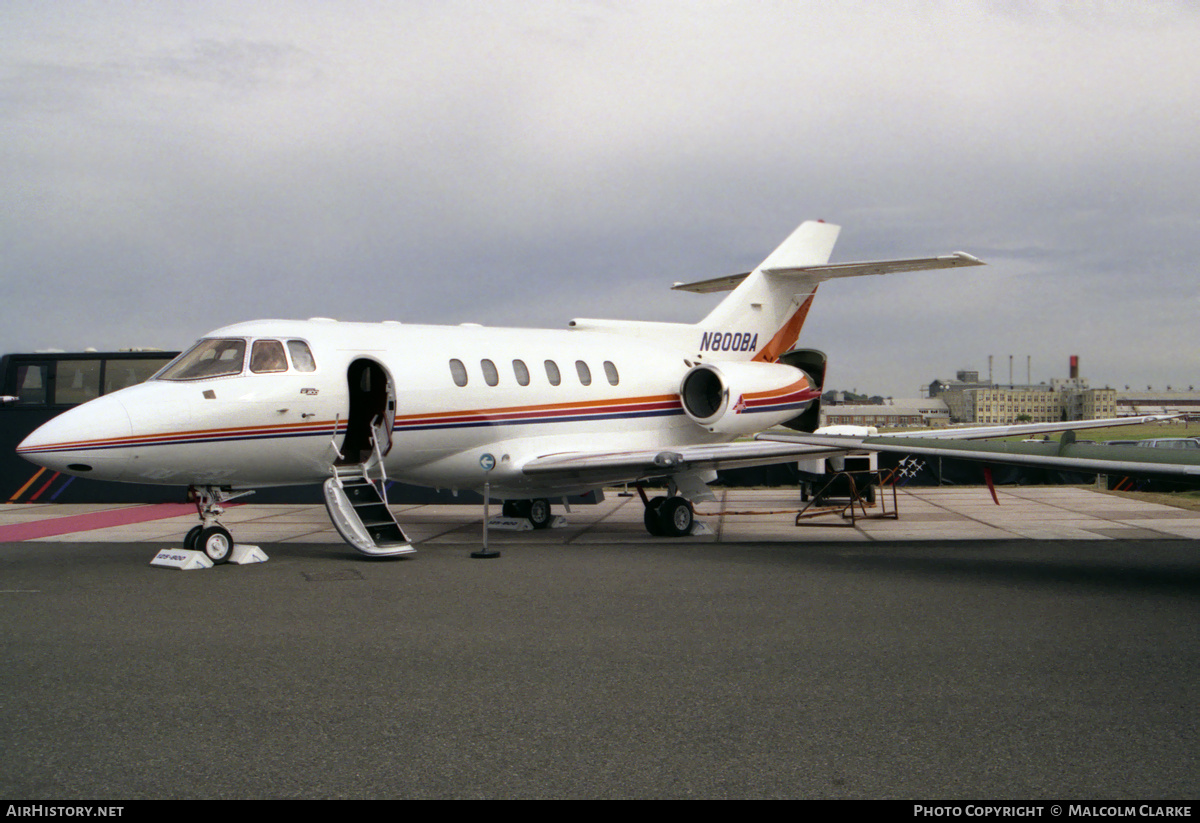 Aircraft Photo of N800BA | British Aerospace BAe-125-800A | British Aerospace | AirHistory.net #169769