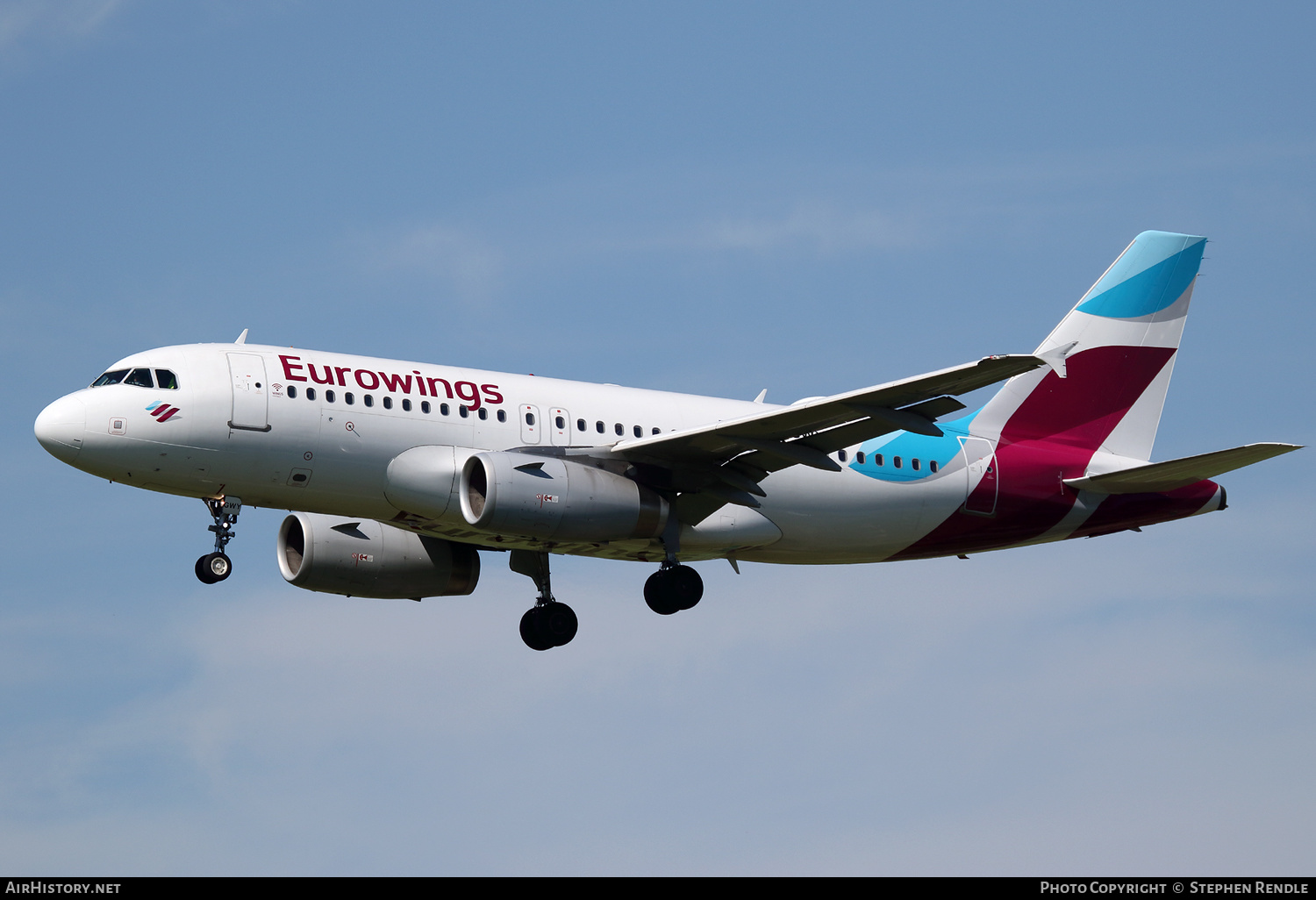 Aircraft Photo of D-AGWY | Airbus A319-132 | Eurowings | AirHistory.net #169771