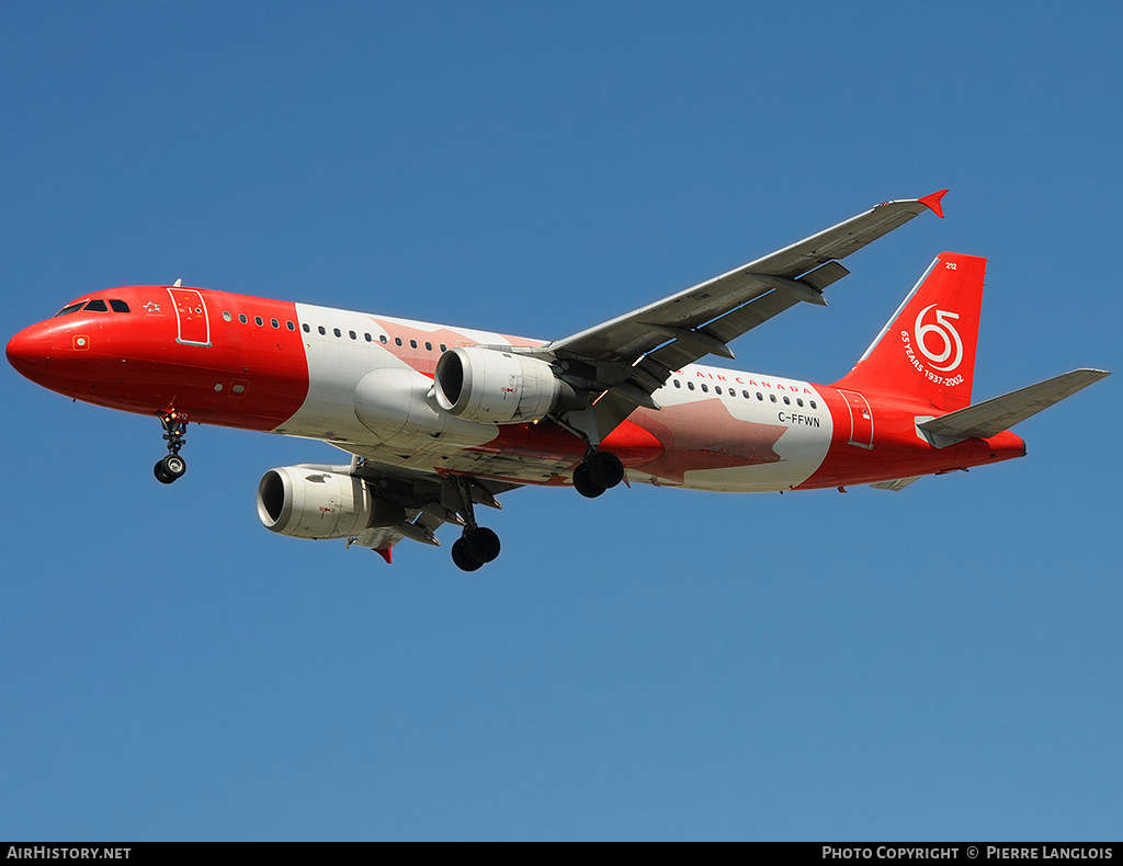 Aircraft Photo of C-FFWN | Airbus A320-211 | Air Canada | AirHistory.net #169784
