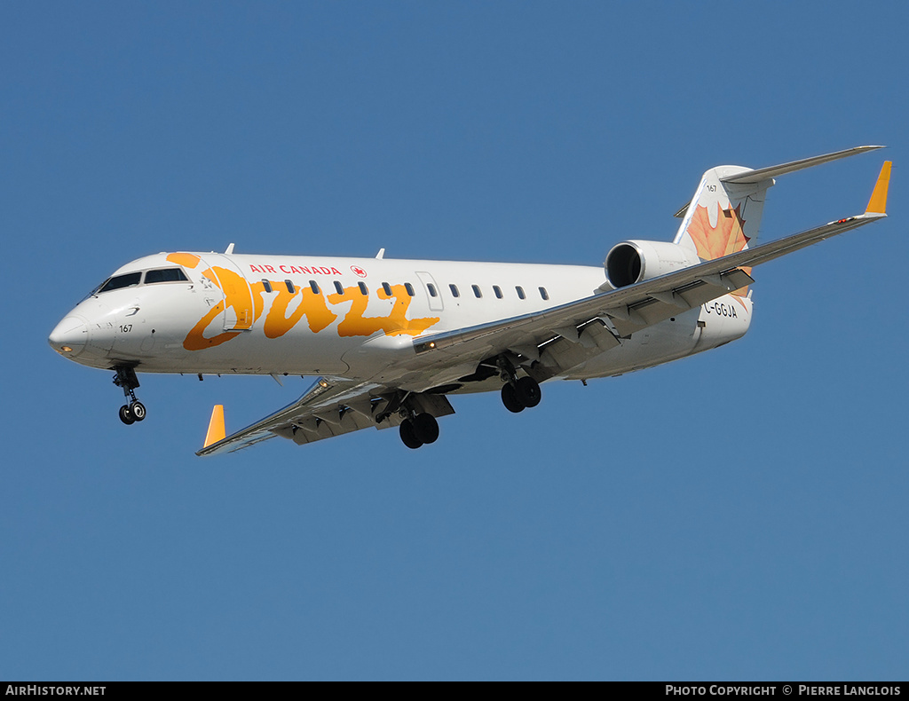 Aircraft Photo of C-GGJA | Bombardier CRJ-200ER (CL-600-2B19) | Air Canada Jazz | AirHistory.net #169793