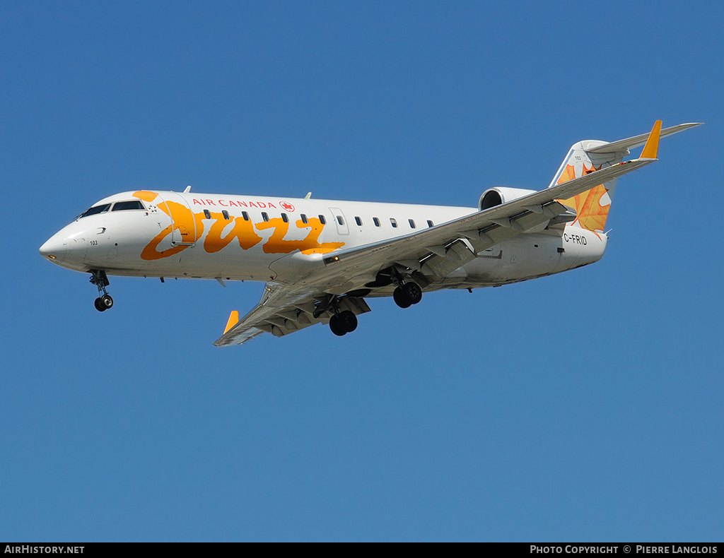 Aircraft Photo of C-FRID | Canadair CRJ-100ER (CL-600-2B19) | Air Canada Jazz | AirHistory.net #169816