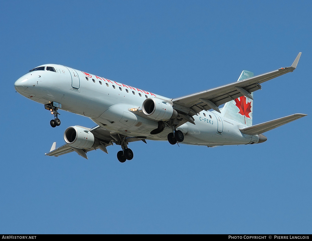 Aircraft Photo of C-FEKJ | Embraer 175LR (ERJ-170-200LR) | Air Canada | AirHistory.net #169819